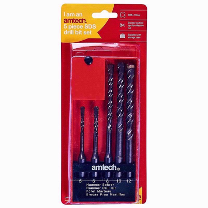 Picture of AMTECH DRILL BIT SDS 5PC SET