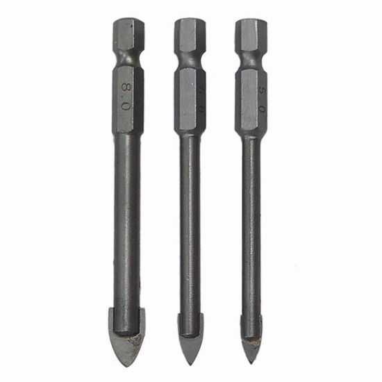 Picture of AMTECH HEX DRIVE GLASS / TILE BIT SET 3PC