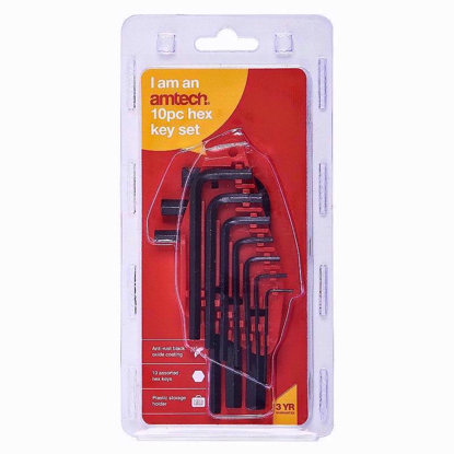 Picture of AMTECH HEX KEY D/BLISTER 10PC