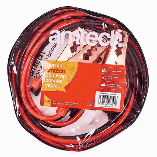 Picture of AMTECH JUMP LEADS 200AMP 0310