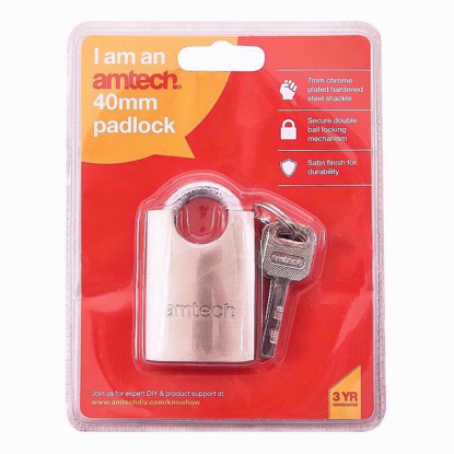 Picture of AMTECH PADLOCK TOP SECURITY 40MM