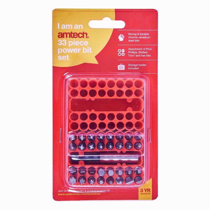 Picture of AMTECH POWER BIT 33PC SET