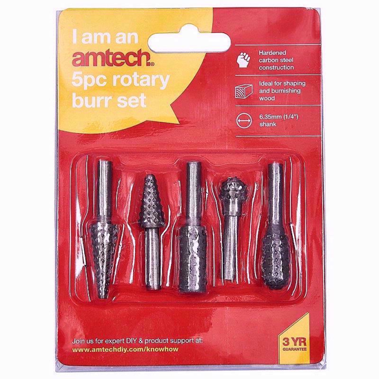 Picture of AMTECH ROTARY BURR 5PC SET