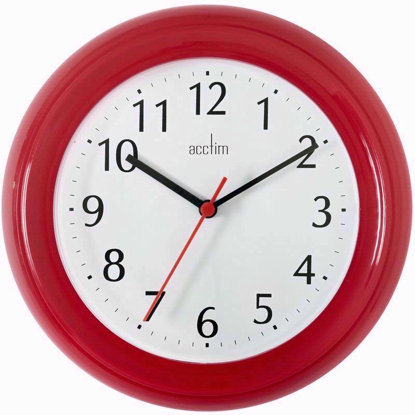 Picture of ACCTIM KITCHEN CLOCK RED