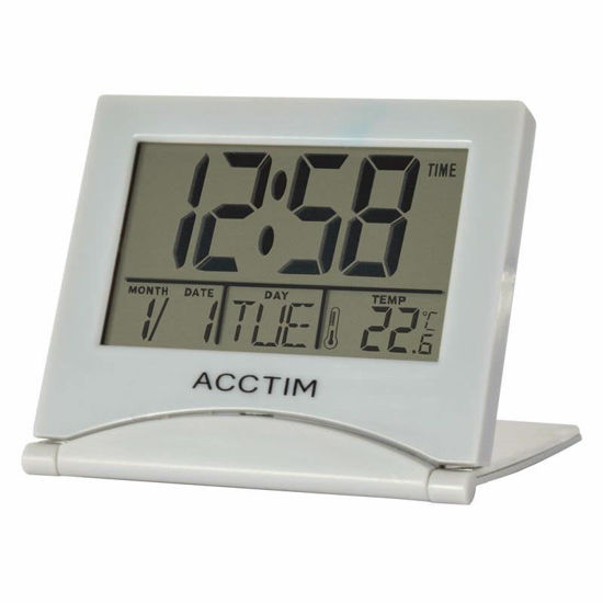 Picture of ACCTIM MINI FLIP 2 ALARM CLOCK GREY