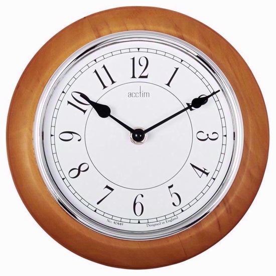 Picture of ACCTIM NEWTON WALL CLOCK LIGHT WOOD
