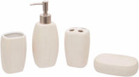 Picture of BATHROOM SET OVAL WHITE