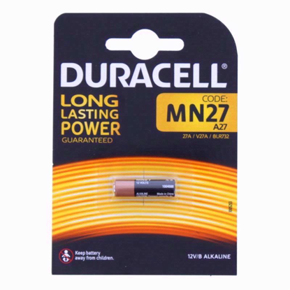 Picture of DURACELL BATTERIES MN27 SINGLE