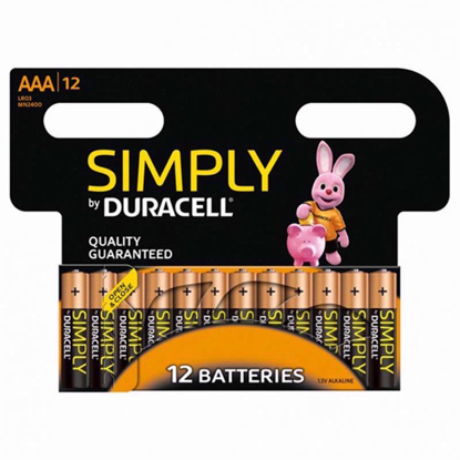 Picture of DURACELL BATTERIES SIMPLY 12PK AAA EACH