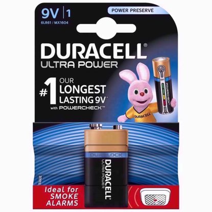 Picture of DURACELL BATTERIES ULTRAPOWER 9V
