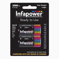 Picture of INFAPOWER RECHARGEABLE BATTERY C 2S