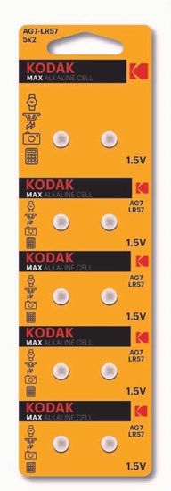 Picture of KODAK BATTERIES AG7 LR57 10PCE