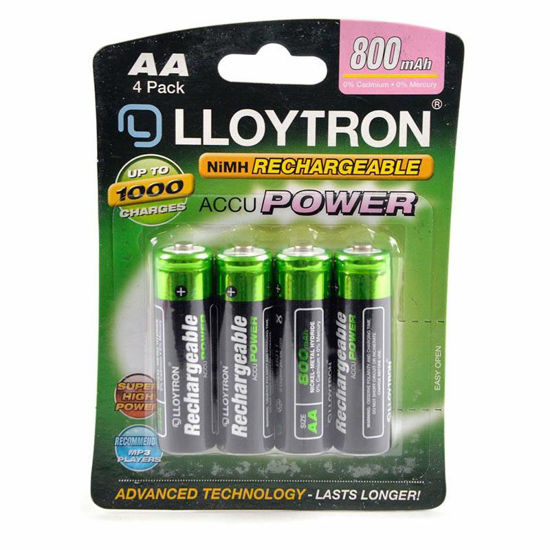 Picture of LLOYTRON AA RECHARGEABLE 4S 26.05