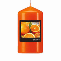 Picture of PILLAR CANDLES SCENTED ORANGE 110MMX58MM