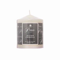 Picture of PRICES PILLAR CANDLE IVORY 10X8CM 