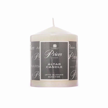 Picture of PRICES PILLAR CANDLE IVORY 10X8CM 
