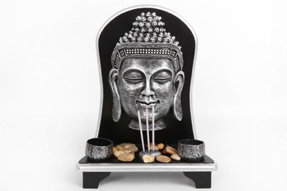 Picture of BUDDHA FACE TEALIGHT HOLDER 24X30CM