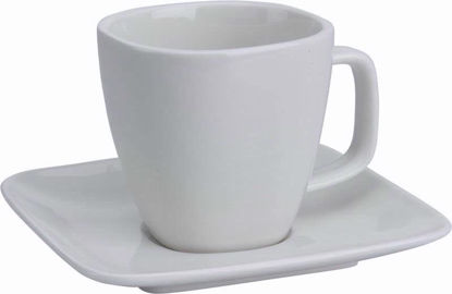 Picture of CUP AND SAUCER 200CC WHITE PORCELAIN