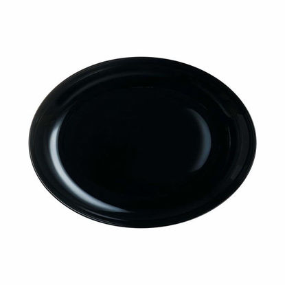 Picture of DIWALI BLACK OVAL DISH 25X33CM