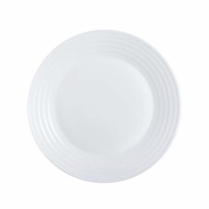 Picture of LUMINARC HARENA DESSERT PLATE 19CM WHITE