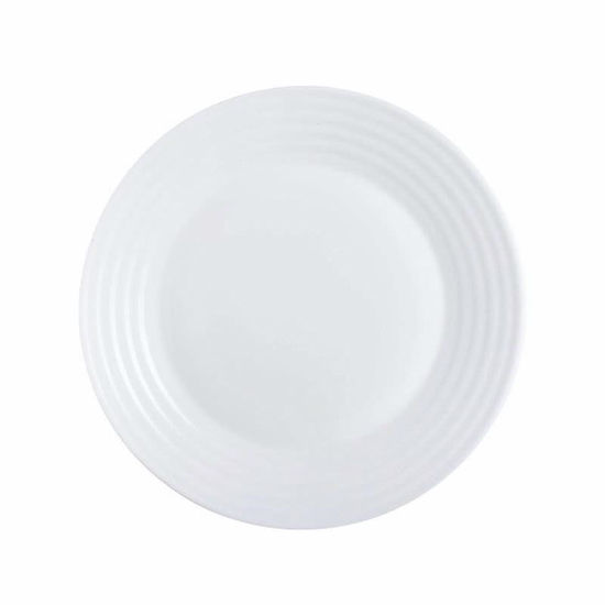 Picture of LUMINARC HARENA DESSERT PLATE 19CM WHITE