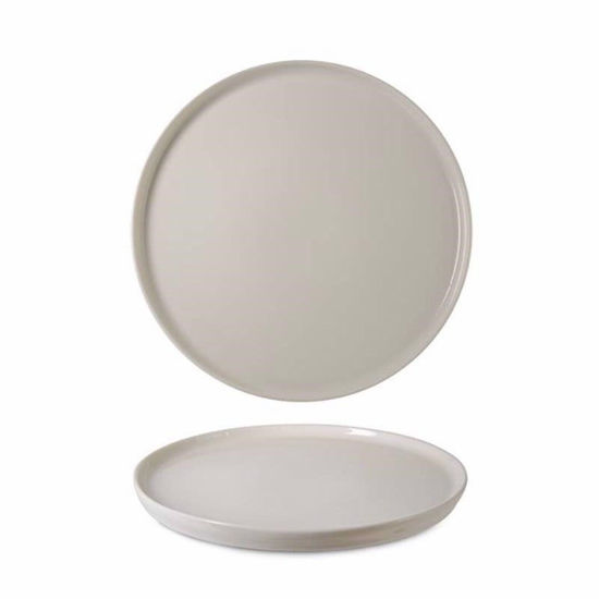 Picture of NORDIC SHAPE DINNER PLATE TOLEDO WHITE 24CM