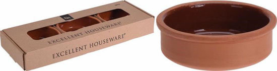 Picture of RAMEKIN TERRACOTTA SET 3PCS