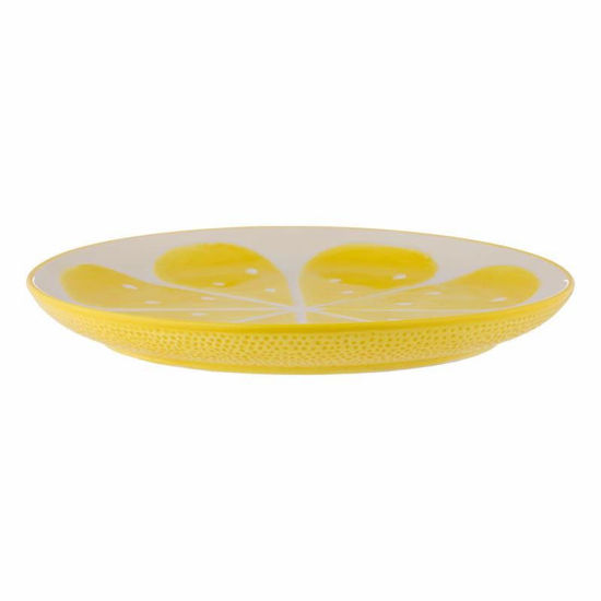 Picture of TYPHOON WORLD FOOD LEMON PLATTER ROUND 28CM