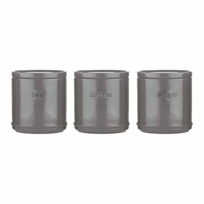 Picture of PRICE & KENSINGTON ACCENTS CANISTERS CHARCOAL