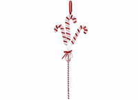 Picture of CANDY CANE SPRAY DECORATION