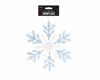 Picture of CHRISTMAS ACRYLIC SNOWFLAKE SILVER/WHITE