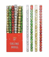 Picture of FESTIVE MAGIC BAUBLES TUBE 18PC