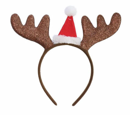 Picture of FESTIVE MAGIC HEADBAND ANTLERS W/HAT