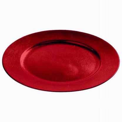 Picture of CHARGER PLATE RED SHINY
