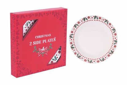 Picture of CHRISTMAS JOY SET OF 2 7.5INCH SIDE PLATES