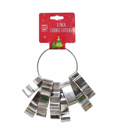 Picture of FESTIVE MAGIC COOKIE CUTTERS 8PCE