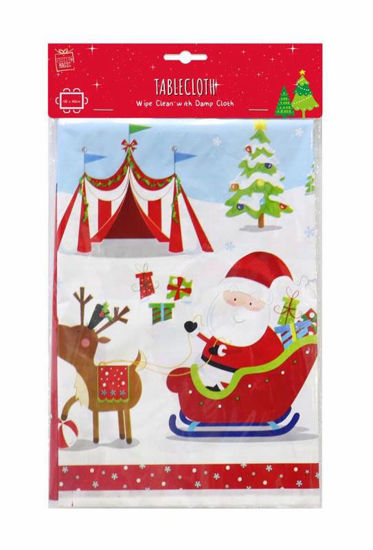 Picture of FESTIVE MAGIC PLASTIC TABLECLOTH 120X180CM