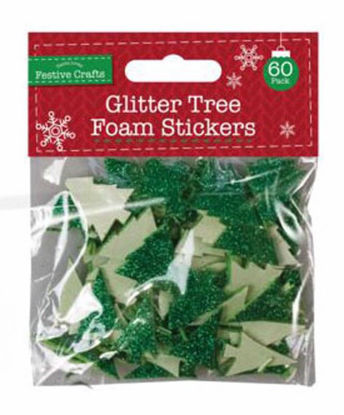 Picture of CHRISTMAS TREES FOAM STICKERS