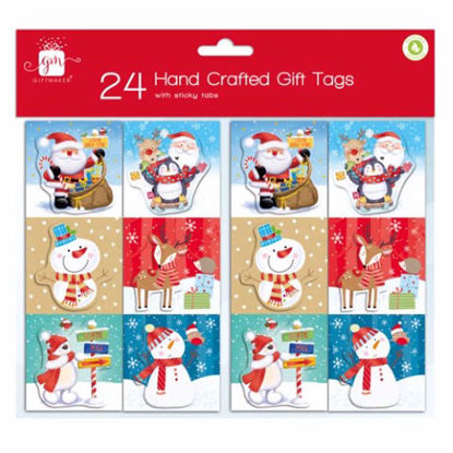 Picture of GIFTMAKER HAND CRAFTED TAGS 24 NOVELTY