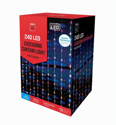 Picture of FESTIVE MAGIC LED CASCADING CURTAIN 240 M/CLR