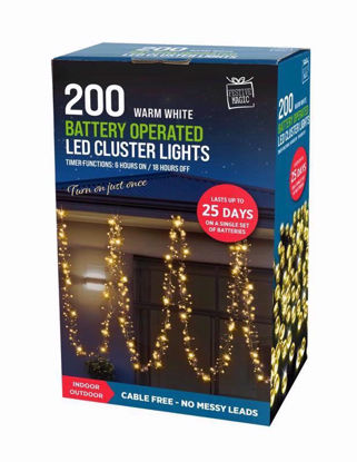 Picture of FESTIVE MAGIC LED CHASER 200 CLUSTER LIGHTS W