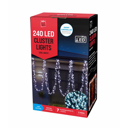 Picture of FESTIVE MAGIC LED CHASER 240 LIGHTS WHT