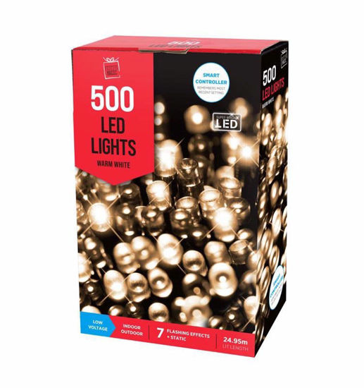Picture of FESTIVE MAGIC LED CHASER 500 LIGHTS W/WHITE