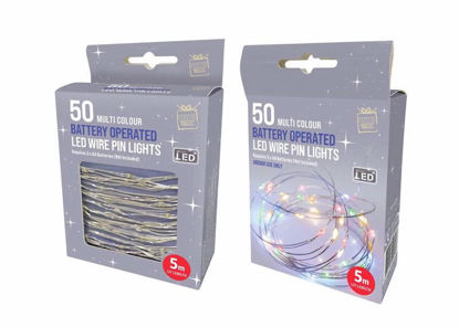 Picture of FESTIVE MAGIC LED LIGHTS PIN WIRE 5M MULTI