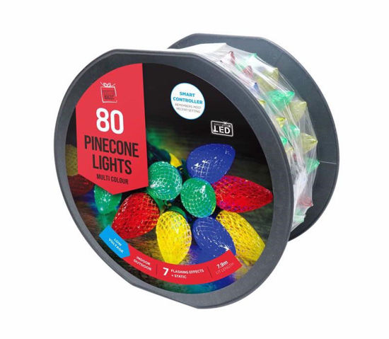 Picture of FESTIVE MAGIC LED PINECONES REEL M/CLR