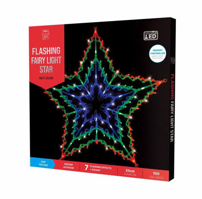 Picture of FESTIVE MAGIC LED SILHOUETTE STAR LIGHTS MULT