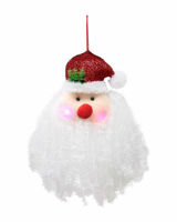 Picture of FESTIVE MAGIC LIGHT UP TINSEL HANG SANTA