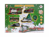 Picture of FESTIVE MAGIC TRAIN SET SANTA MUSICAL 20PC