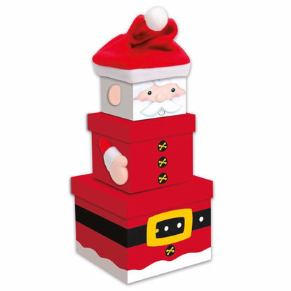 Picture of GIFTMAKER STACKABLE SML BOX SANTA