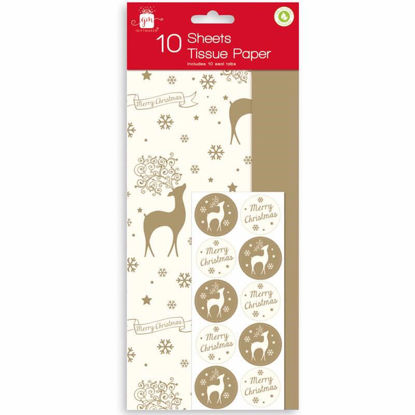 Picture of GIFTMAKER TISSUE PAPER STAG